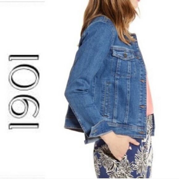 1901 button denim jacket sz XL - Picture 11 of 12